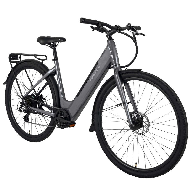 Dawes Scenic Low Step Electric Hybrid Bike – 250W EAPC Compliant, 375Wh Battery, Shimano Gears, Low Step Frame