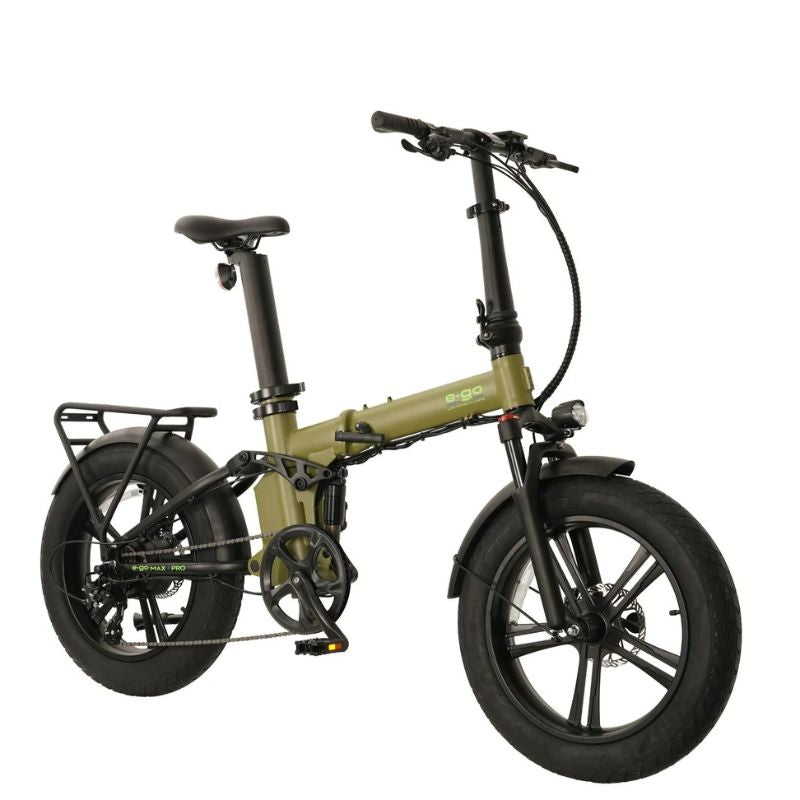 E-Go Max+ PRO Folding Electric Bike – 500W Off-Road Beast
