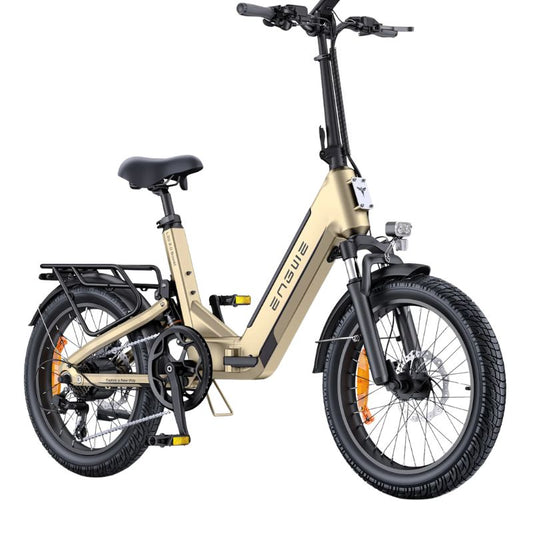ENGWE L20 3.0 Boost full view foldable electric bike black frame