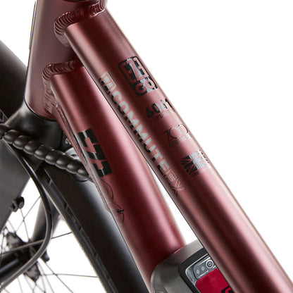 Front view of Commute EX with puncture-resistant Kenda tyres