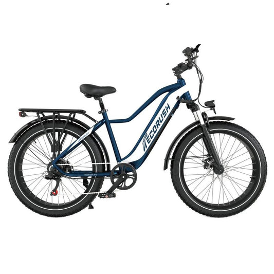 EcoRush R1 Electric Bike full side view on road