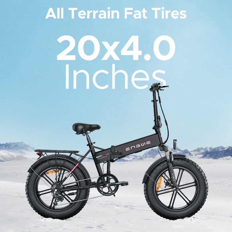 Engwe EP-2 Pro 750W Folding Electric Mountain Bike Front View
