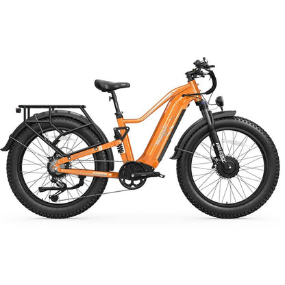 FREESKY Eurostar Turbo M-410 Dual Motor 4000W Peak Electric Bike – 48V 25Ah Battery