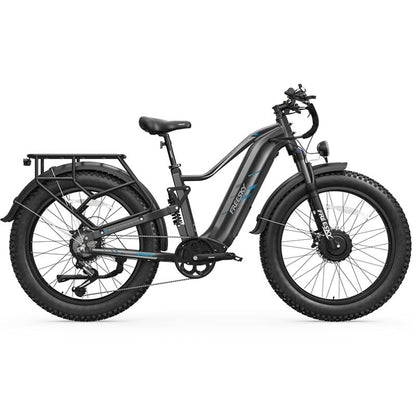 FREESKY Eurostar Turbo M-410 Dual Motor 4000W Peak Electric Bike – 48V 25Ah Battery