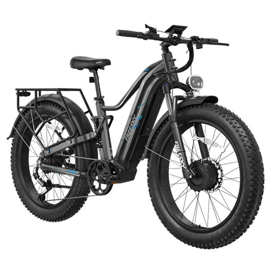 Freesky Eurostar Turbo M-410 Dual Motor 4000W Peak Electric Bike – 48V 25Ah Battery