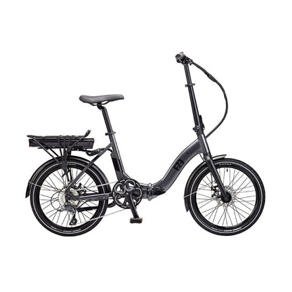 Fold Low Step Electric Bike side view – low step frame and compact tires