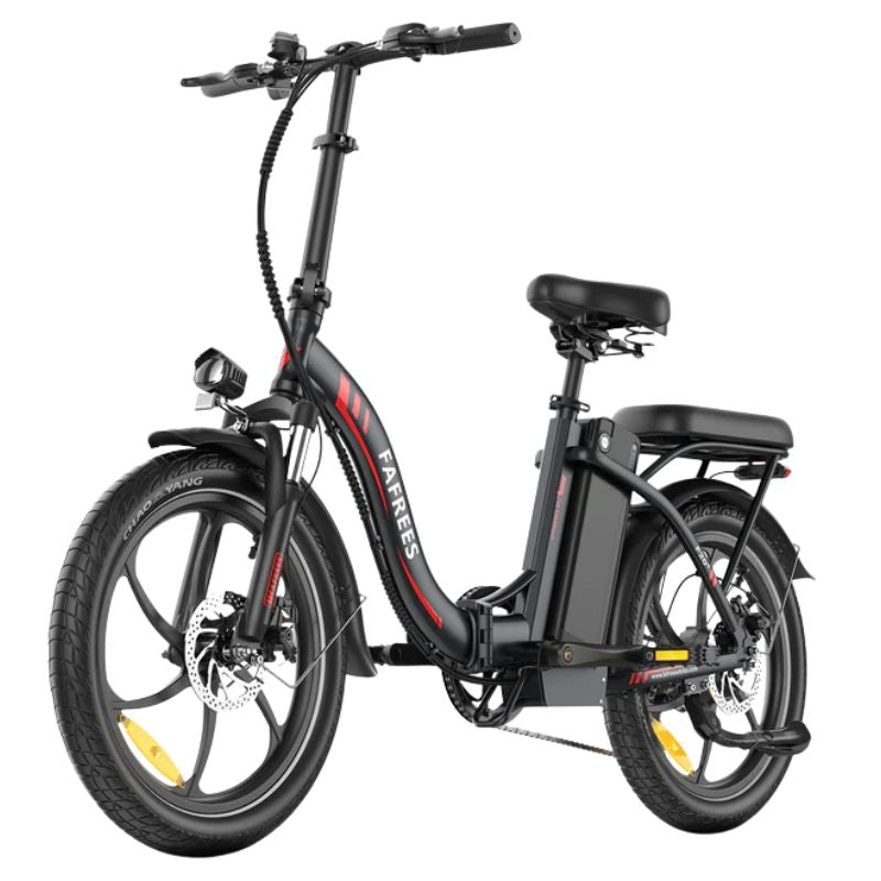 Folding Fafrees F20 e-bike compact storage in car trunk