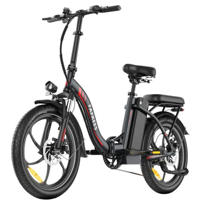 Folding Fafrees F20 e-bike compact storage in car trunk