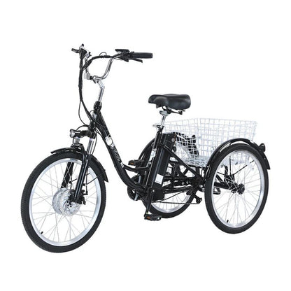 GOGOBEST GF100 350W electric cargo tricycle full side view