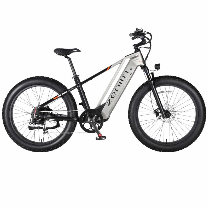Cyrusher Zenith Electric Bike 250W EAPC Compliant Fat Tire Suspension E-Bike 48V Battery Hydraulic Brakes