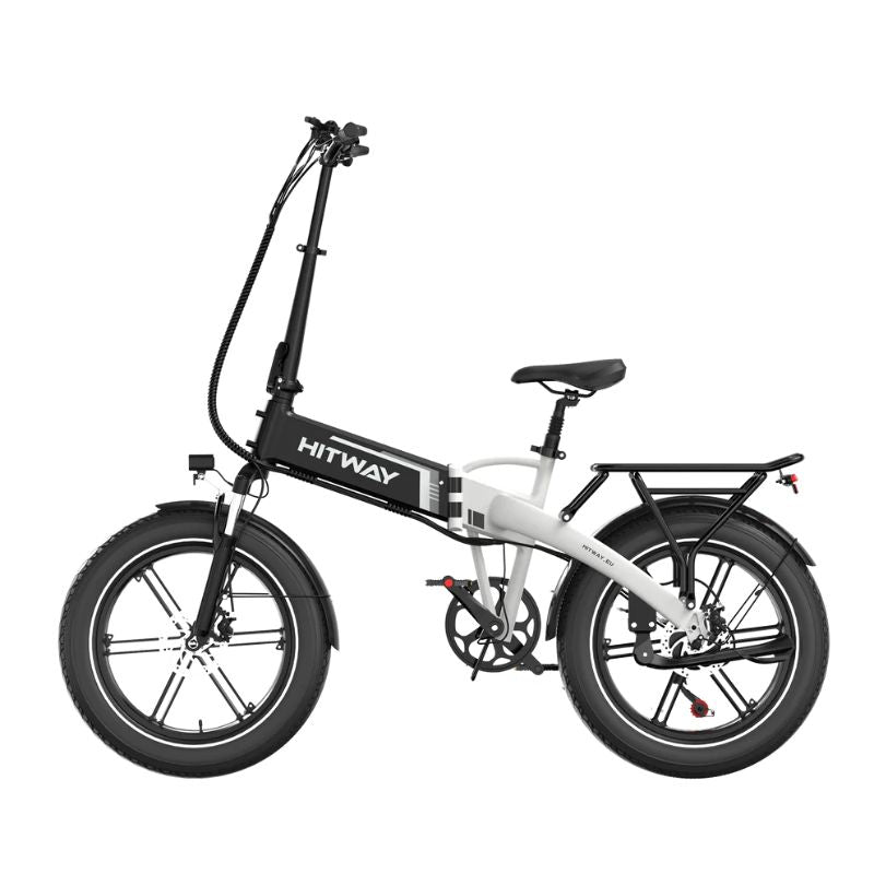 HITWAY BK10S rider climbing hill showing motor torque