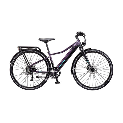 Commute INT Unisex Electric Bike in black 17-inch frame with integrated battery