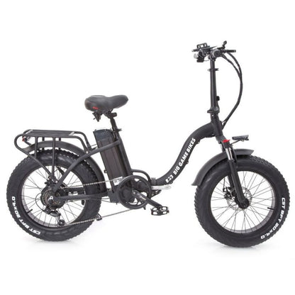 Impala E‑Bike folded compactly, fitting into a car boot