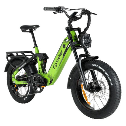 Cyrusher Kommoda Pro Electric Bike | UK EAPC 250W Specification | 52V 20Ah Battery | Full Suspension