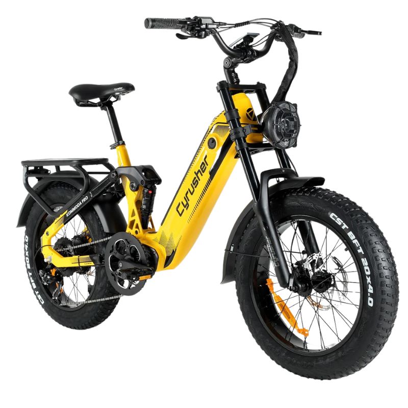 Cyrusher Kommoda Pro Electric Bike | UK EAPC 250W Specification | 52V 20Ah Battery | Full Suspension