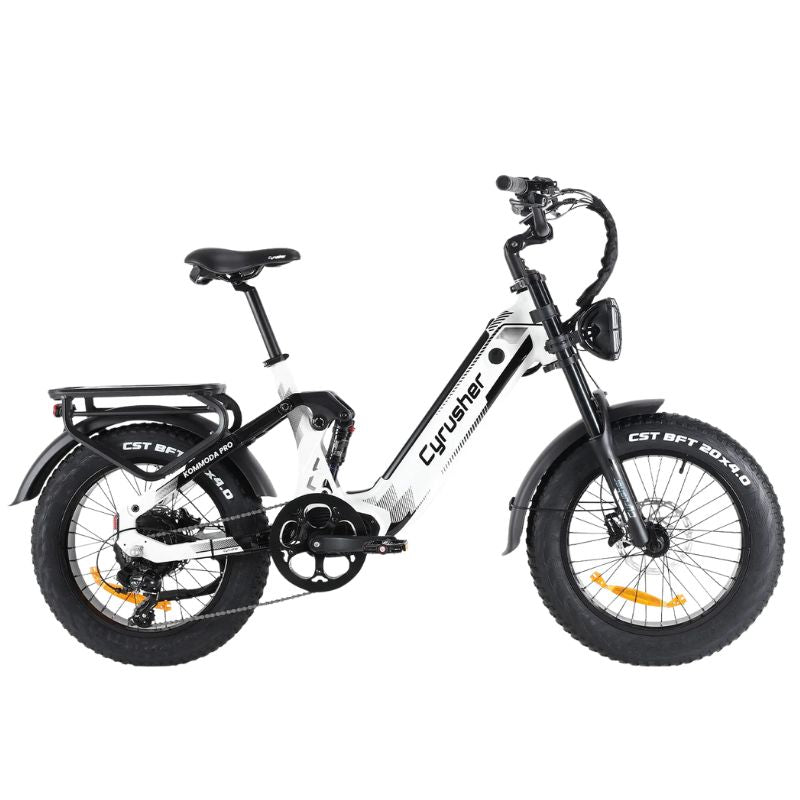 Cyrusher Kommoda Pro Electric Bike | UK EAPC 250W Specification | 52V 20Ah Battery | Full Suspension
