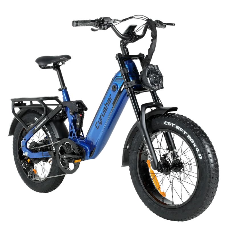 Cyrusher Kommoda Pro Electric Bike | UK EAPC 250W Specification | 52V 20Ah Battery | Full Suspension