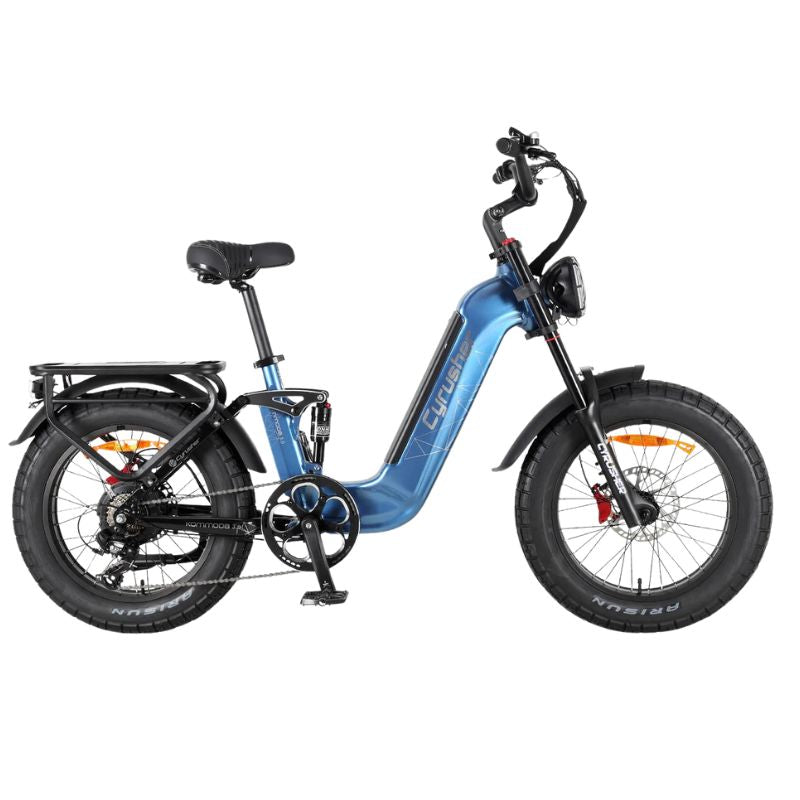Cyrusher Kommoda 3.0 Electric Bike – 250W Fat Tyre E-Bike, 48V 20Ah Battery, Hydraulic Brakes