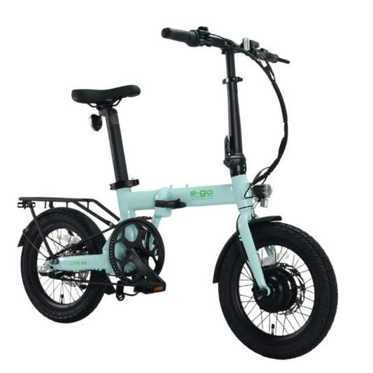 Lite 3S commuter e‑bike handlebar view with torque sensor display and ergonomic grips