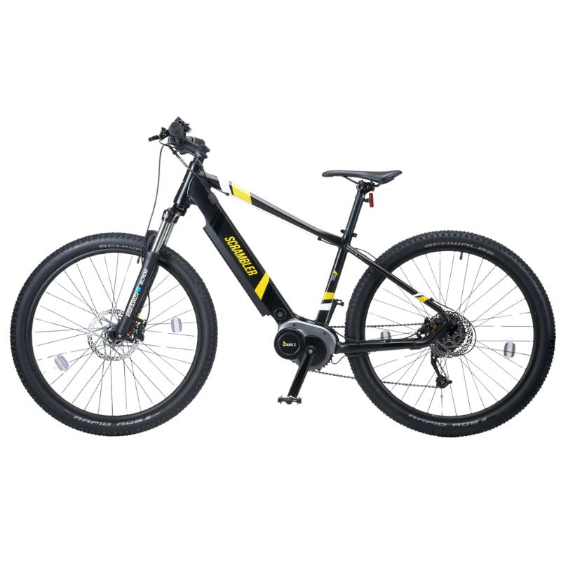 Mark2 Scrambler C removable battery pack with charger view