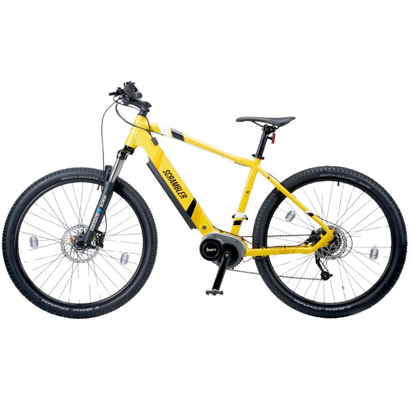 Mark2 Scrambler C frame and motor detail aluminium 6061