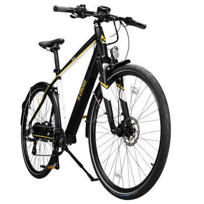 Mark2 X-Cross 520 hybrid electric bike side view in black