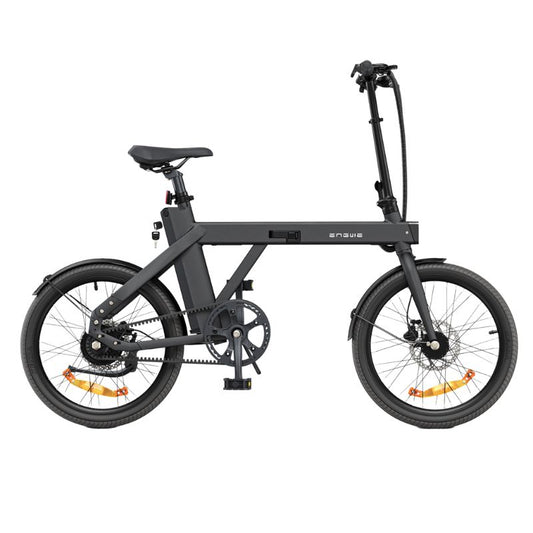 ENGWE P20 folding electric bike in black color.