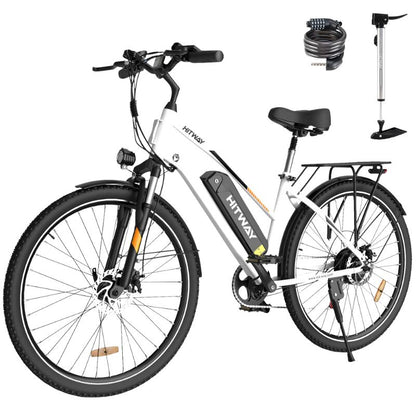 Rear 250 W hub motor and Shimano single-speed drivetrain