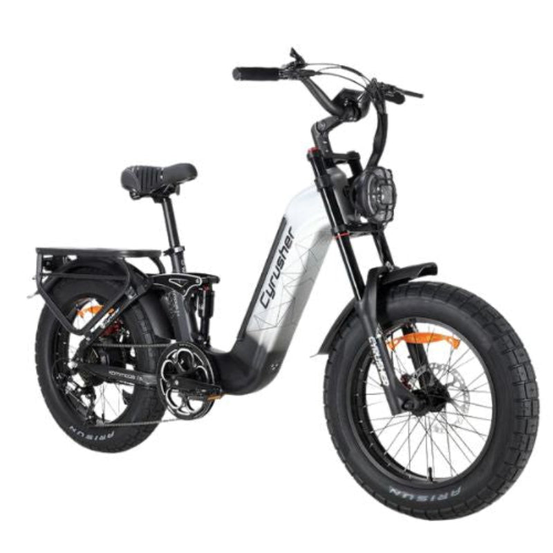 Rear safety light and sturdy step‑through frame rear view
