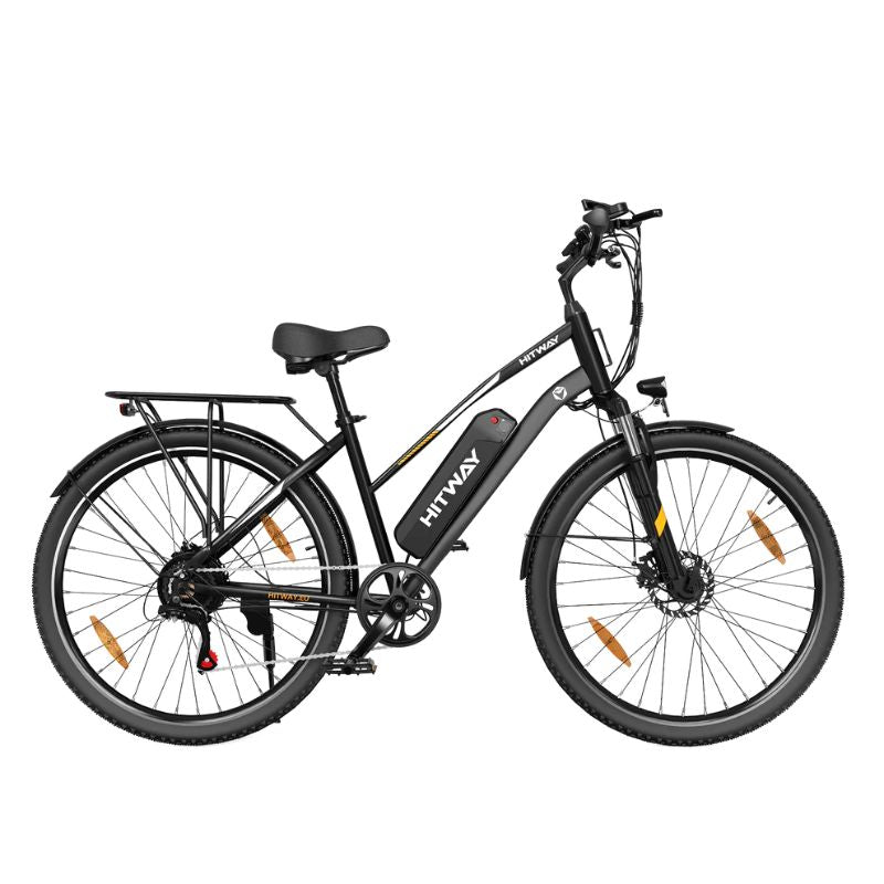 Removable 36 V 8.4 Ah battery locked under seat