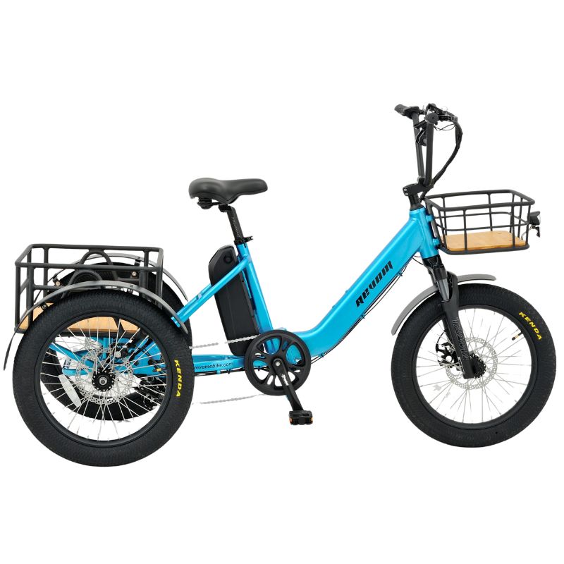 Revom T1 Fat Tyre Electric Tricycle 250W 15.5mph – EAPC Compliant