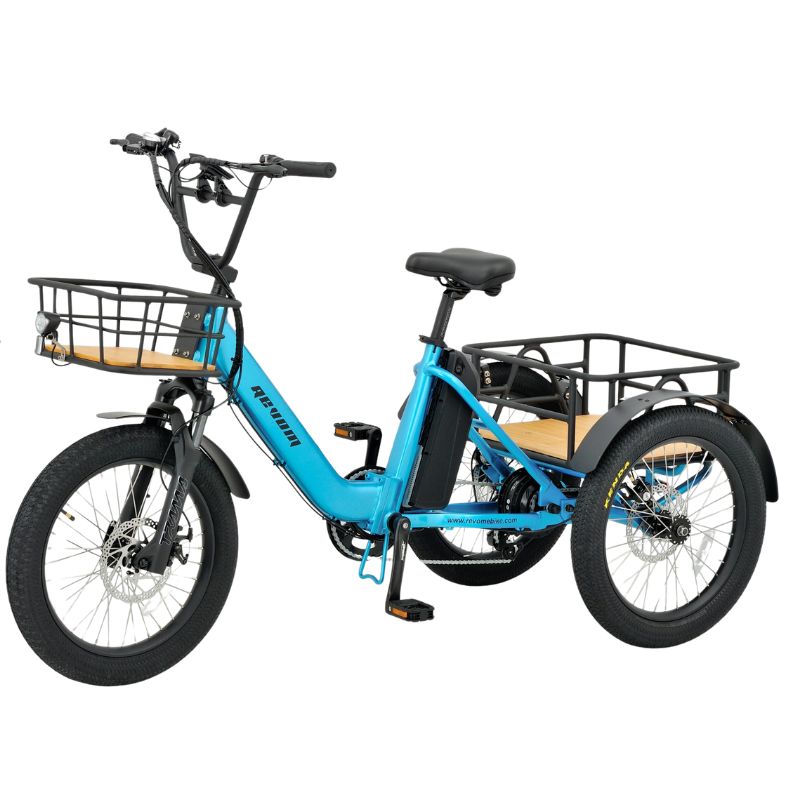 Revom T1 Fat Tyre Electric Tricycle 250W 15.5mph – EAPC Compliant