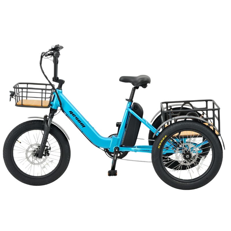 Revom T1 Fat Tyre Electric Tricycle 250W 15.5mph – EAPC Compliant