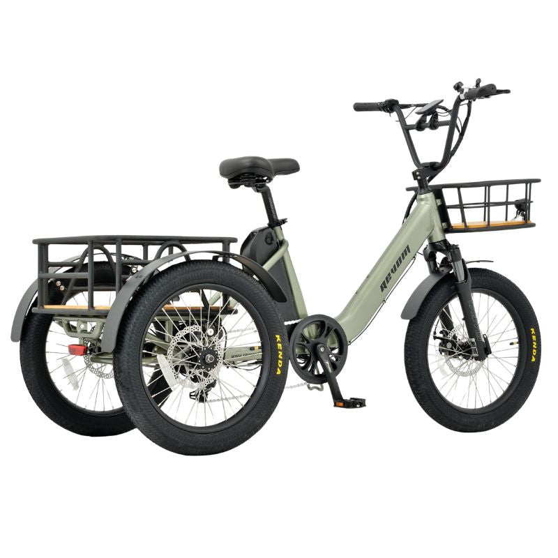 Revom T1 Fat Tyre Electric Tricycle 250W 15.5mph – EAPC Compliant