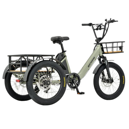 Revom T1 Fat Tyre Electric Tricycle 250W 15.5mph – EAPC Compliant