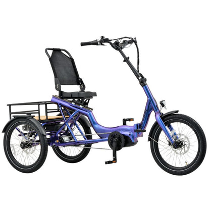 Revom T4F Semi Recumbent Folding Electric Tricycle