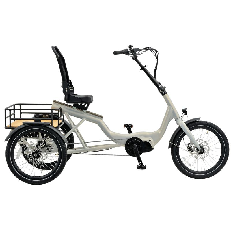 Revom T4F Semi Recumbent Folding Electric Tricycle