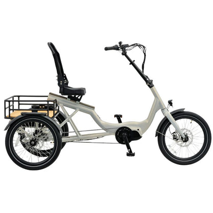 Revom T4F Semi Recumbent Folding Electric Tricycle