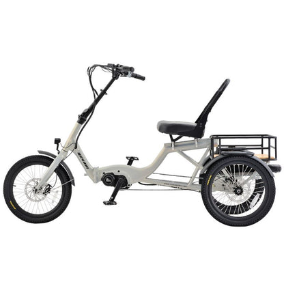 Revom T4F Semi Recumbent Folding Electric Tricycle