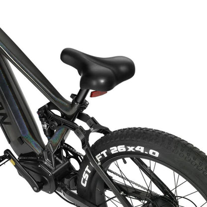 Vitilan T7 e-bike Shimano 8-speed gear shifter handlebar view