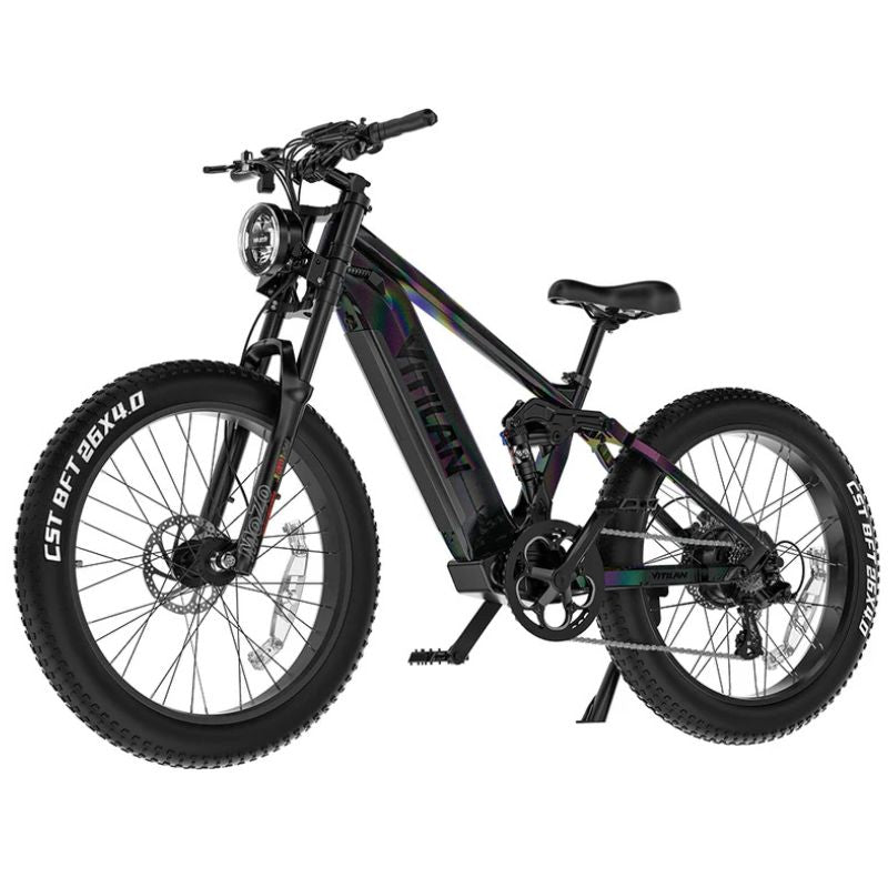 Vitilan T7 ergonomic saddle and seat post view for comfortable long rides