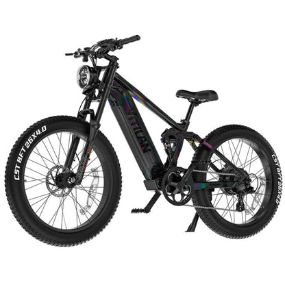 Vitilan T7 ergonomic saddle and seat post view for comfortable long rides