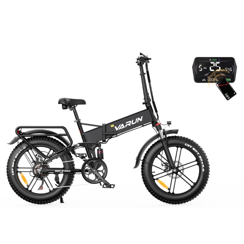 VARUN S20-2 PRO Folding Electric Bike | 250W EAPC Specification | 624Wh Battery | Full Suspension | NFC Display