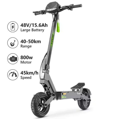 VIPCOO-VS3 800W 50km/h 15.6ah Off Road Adult E Scooter