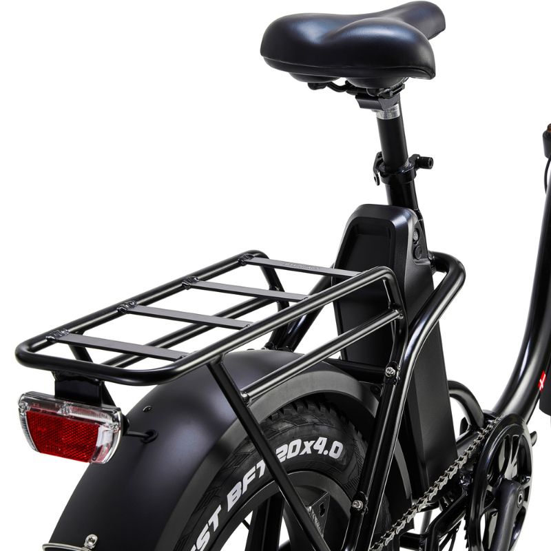 Vester Step White Rear Carrier Tray and Rear Light