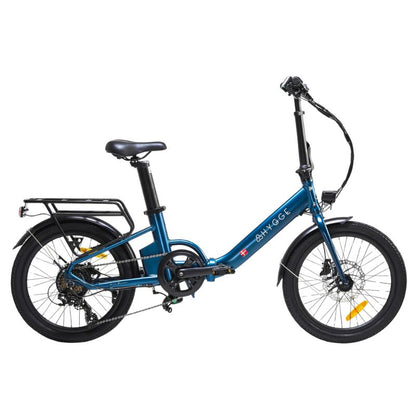 Virum Step folding e‑bike unfolded in city square