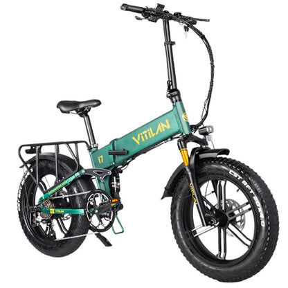 Vitilan I7 Pro 3.0 electric bike folded compact in car trunk