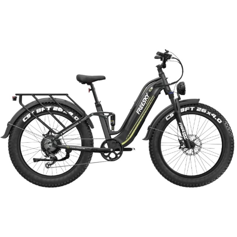 FREESKY Wild Cat Ultra A-340 3000W Peak Electric Bike – 48V 25Ah Samsung/LG Battery