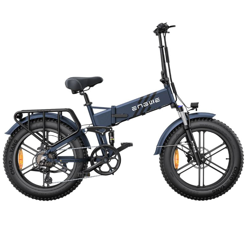Rear shock absorber on Engwe Engine Pro 2.0 for added comfort