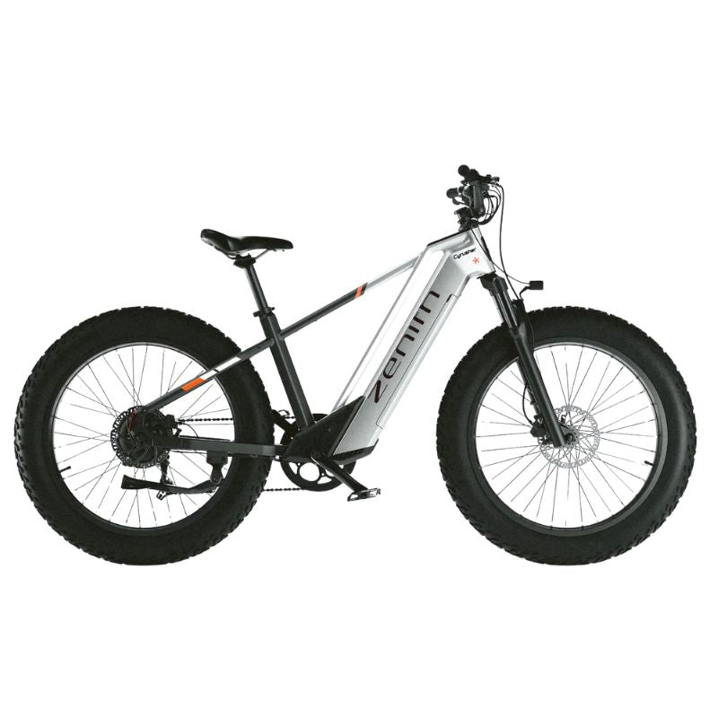 Cyrusher Zenith Electric Bike 250W EAPC Compliant Fat Tire Suspension E-Bike 48V Battery Hydraulic Brakes